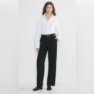 EUC - Aritzia Agency Mirror Crepe Pant - Colour Black - Size 0